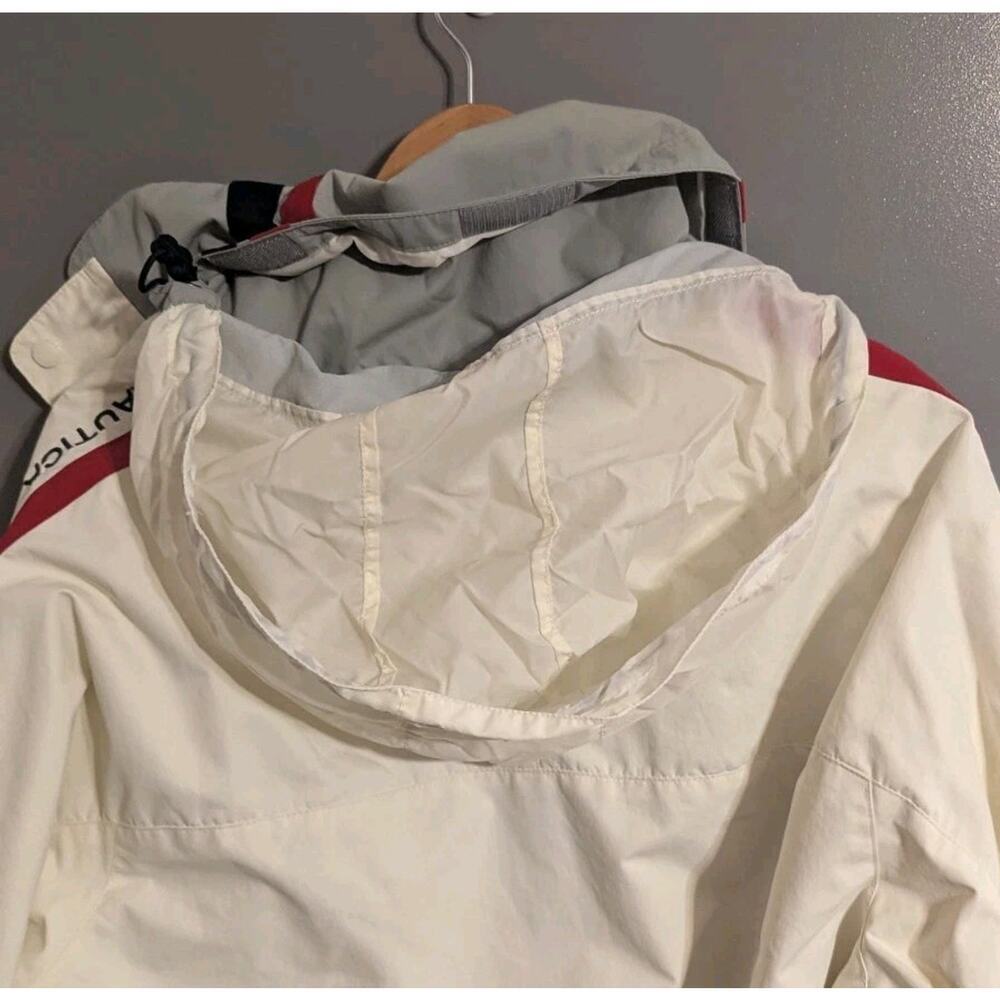 Vintage Nautica Windbreaker Spring Jacket Mens Size Medium 90’s Y2K Hooded W - Picture 3 of 16